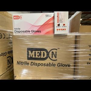 Nitrile disposable gloves, White Color, All sizes